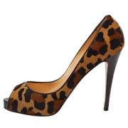 Pre-owned Brunt stoff Christian Louboutin haeler