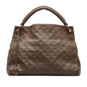 Pre-owned Brunt skinn Louis Vuitton Artsy