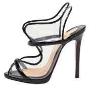 Pre-owned Svart skinn Christian Louboutin Sandaler