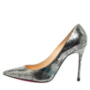 Pre-owned Metallisk skinn Christian Louboutin haeler