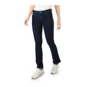 Applikerte Skinny Jeans med Synlig Logo