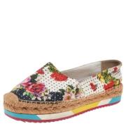 Pre-owned Flerfarget lerret Dolce & Gabbana Espadrilles