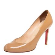 Pre-owned Beige skinn Christian Louboutin haeler