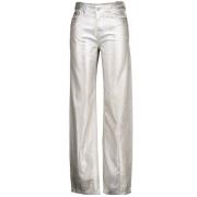 Vidbent Metallisk Jeans for Damer