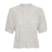 Noabellekb Pullover Genser i Opal Gray Melange