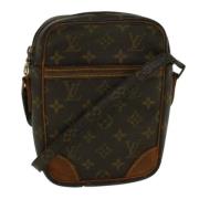 Pre-owned Brunt lerret Louis Vuitton Donau