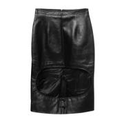 Pre-owned Svart skinn burberry skjort