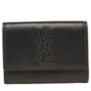 Pre-owned Svart skinn Yves Saint Laurent lommebok