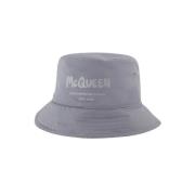Grått stoff Alexander McQueen Hat