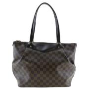 Pre-owned Brunt lerret Louis Vuitton Westminster