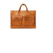 Vintage-inspirert Feline Bag - Burned Tan