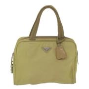 Pre-owned Beige Fabric Prada veske