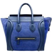 Pre-owned Bla Celine Bagasje i skinn