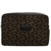 Pre-owned Brunt lerret Celine Clutch