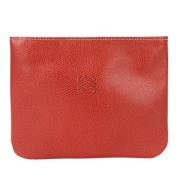 Pre-owned Rod Leather Loewe Clutch