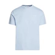 Lys Blå Nano T-Skjorte med Hvitt Logo