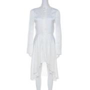 Pre-owned Hvitt stoff Alexander McQueen kjole