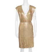 Pre-owned Gullstoff Michael Kors kjole