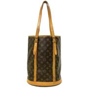 Pre-owned Brunt lerret Louis Vuitton bottepose