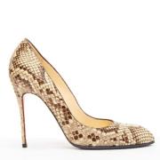 Pre-owned Brunt skinn Christian Louboutin haeler