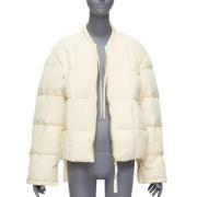 Pre-owned Beige Polyester Jil Sander jakke