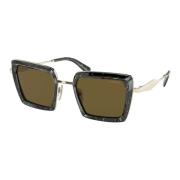 Black Marble/Dark Brown Sunglasses