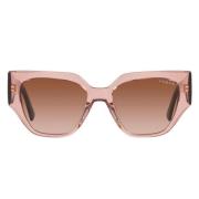 Solbriller i Pink/Brown Shaded