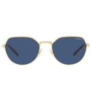 Gold/Blue Sunglasses