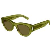 Grønn/brun solbriller SL 573