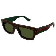 Havana/Grønn Solbriller