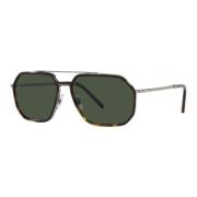 Bronze Havana/Green Sunglasses