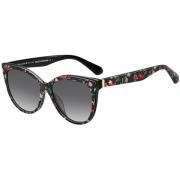 Flowered Black/Grey Shaded Sunglasses