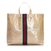 Pre-owned Brunt lerret Gucci Tote