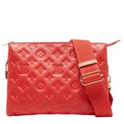 Pre-owned Rodt skinn Louis Vuitton Coussin
