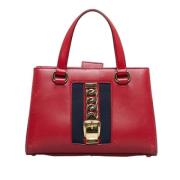 Pre-owned Rodt skinn Gucci Sylvie