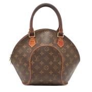 Pre-owned Brunt skinn Louis Vuitton Ellipse