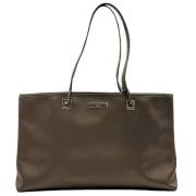 Pre-owned Brunt stoff Gucci Tote