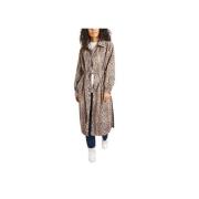 Python Print Vanntett Trench Coat