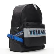 Pre-owned Svart nylon Versace ryggsekk