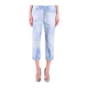 Trendy Cropped Jeans for Kvinner