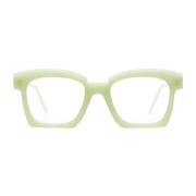 Mintgrønne firkantede briller