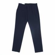 Marineblå avslappede bukser for uformell jobbstil