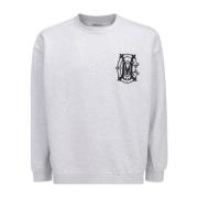 Grå Logo Sweatshirt for Menn