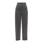 Black Straight Trousers Ss23