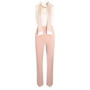 Chic Playsuit med Dobbel Crêpe Stretch Bukser