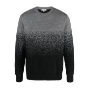 Italiensk Ull Crew-Neck Strikkeplagg