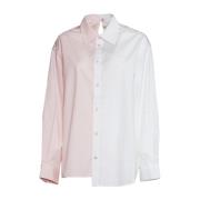 Hvite og rosa skjorter for kvinner