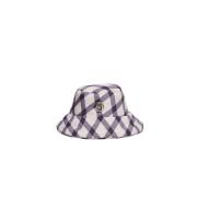 Quiltet Nylon Cloche Hatt