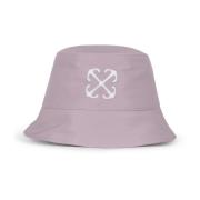 Burnished Lilac White Arrow Bucket Hat