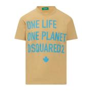 One Life One Planet T-Skjorte med Trykk